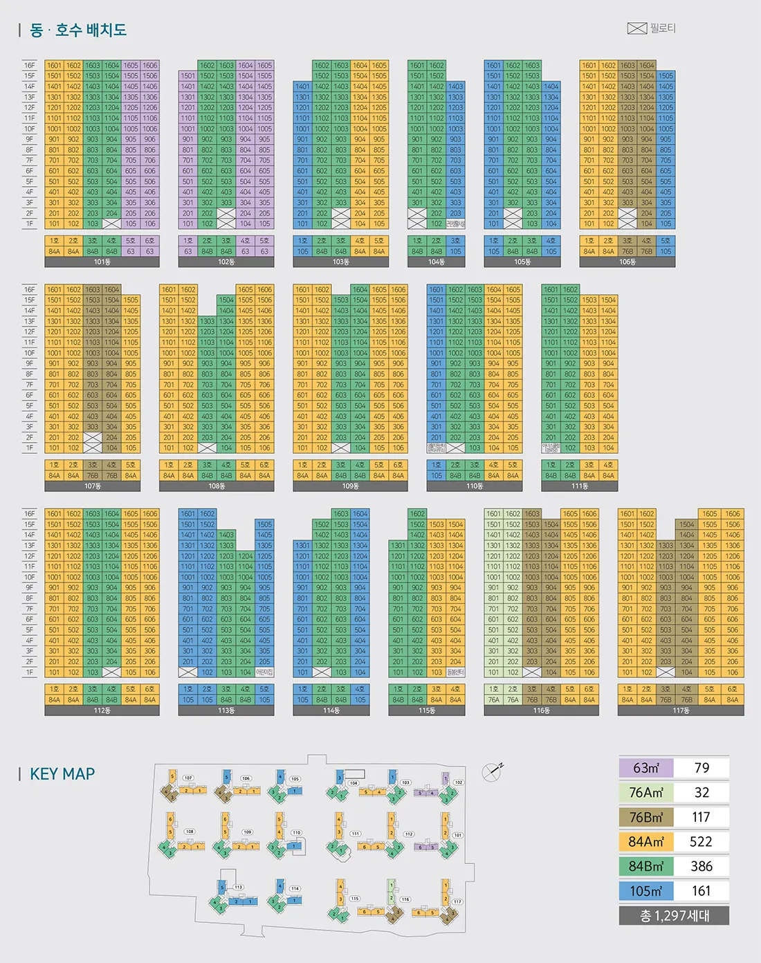 3동·호수배치도 4